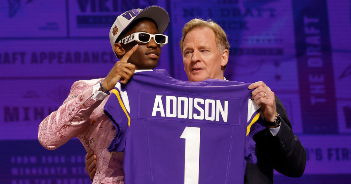 Jordan Addison Selected by the Minnesota Vikings in the First Round of the  2023 NFL Draft - On3