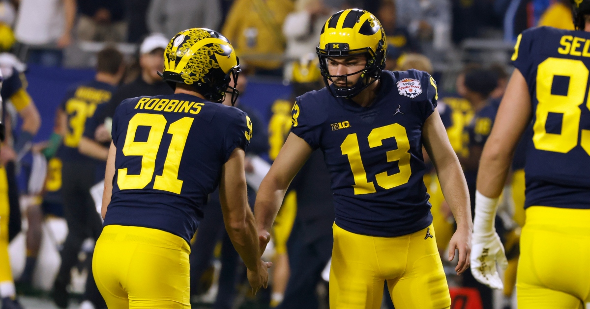 Michigan makes NFL Draft history with selections of Jake Moody, Brad Robbins