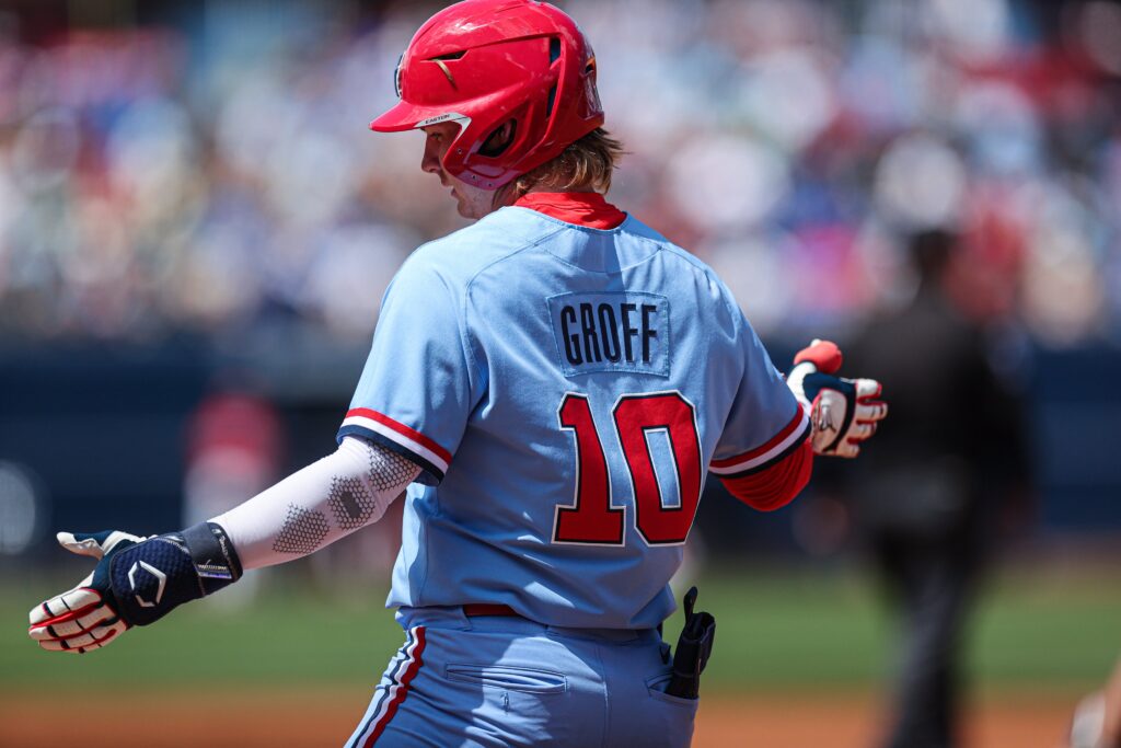 SEC Baseball on X: Speaking of the Ole Miss powder blue I think