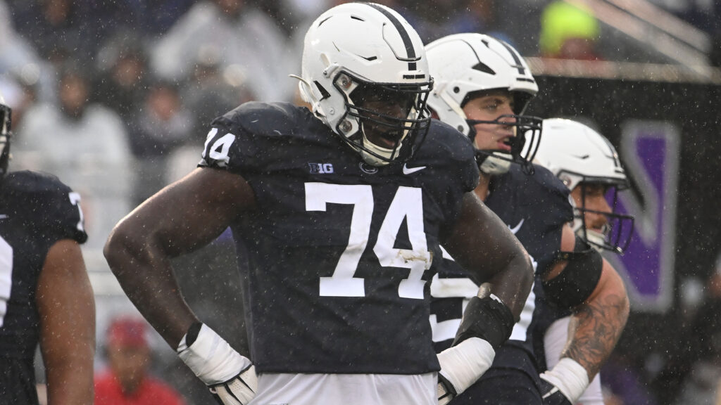 Penn State offensive lineman Olu Fashanu