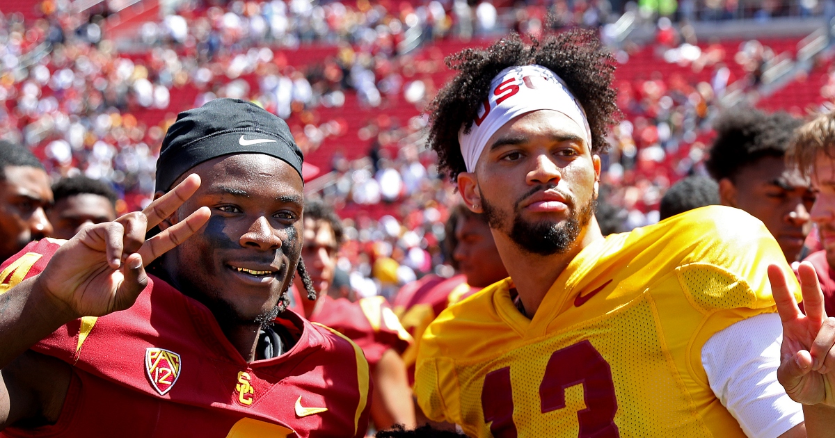Mario Williams breaks down the growth from USC’s quarterback room