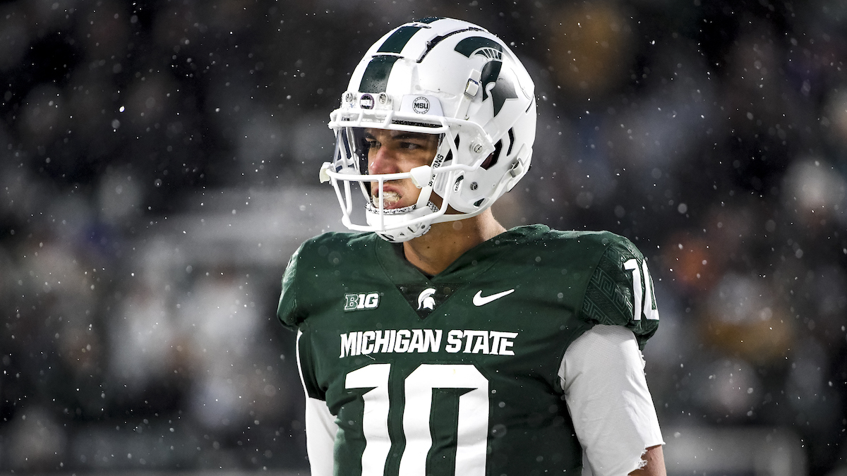 Former Michigan State QB Payton Thorne commits to Auburn out of transfer portal