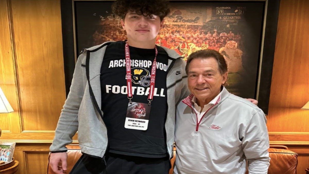 Alabama targeting Pennsylvania lineman