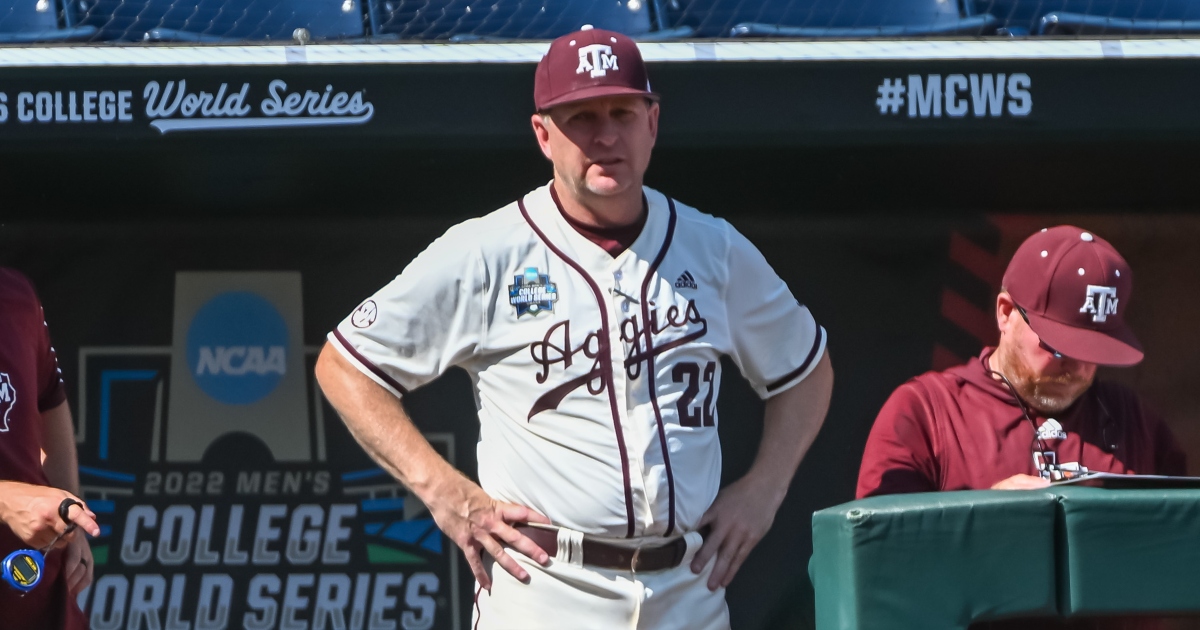 Jim Schlossnagle explains why Texas A&M, Alabama played despite weather issues