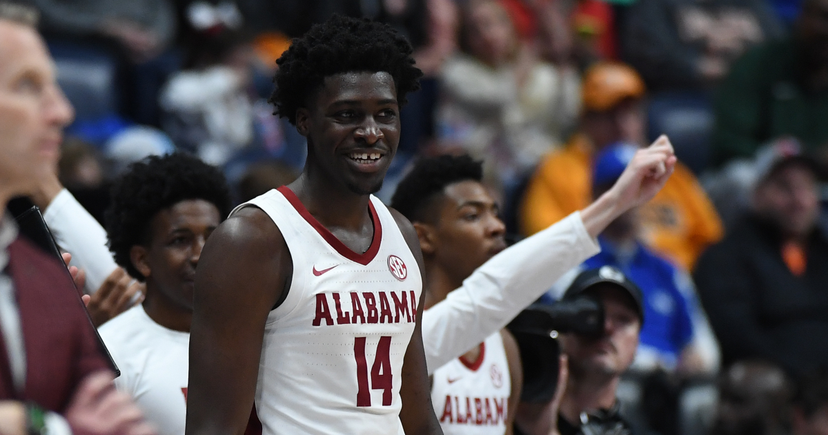 Alabama center Charles Bediako goes through pre-draft workouts with multiple NBA teams