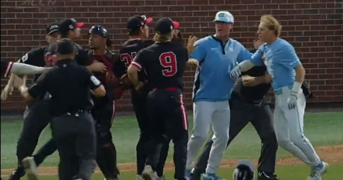 The UNC baseball team is taking videobombing to soaring new
