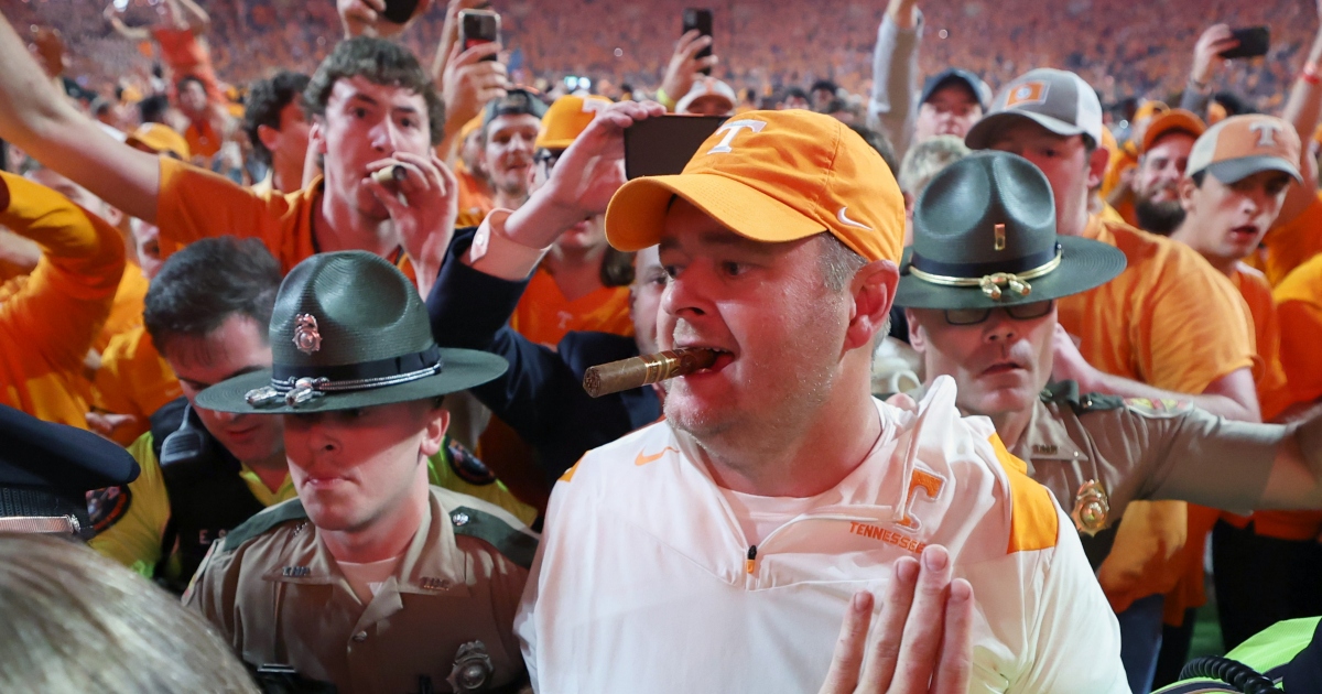 Josh Heupel reacts to meeting Tennessee fan who got face tattooed after Alabama win