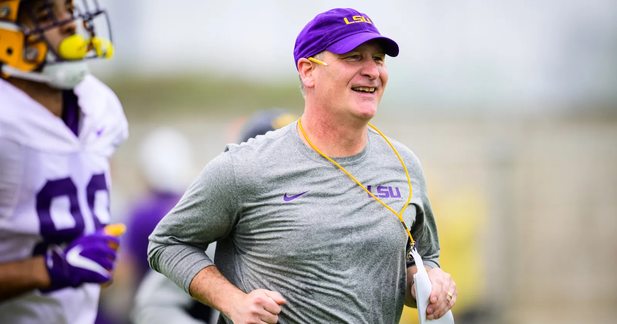 LSU checks in on Top 100 prospect’s spring game