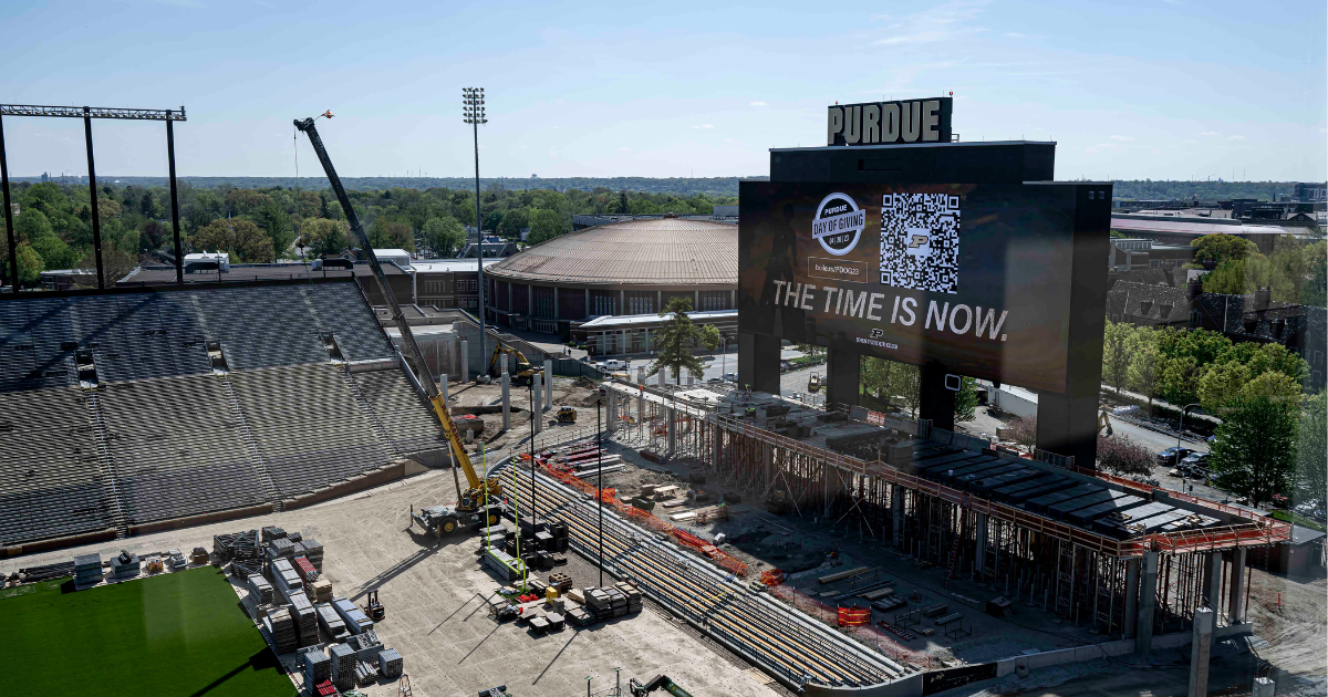 Purdue ‘moving right along on schedule’ with Ross-Ade project