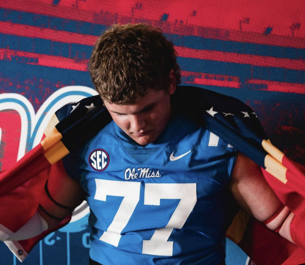 Three-star offensive tackle John Wayne Oliver approaching decision following Ole Miss visit