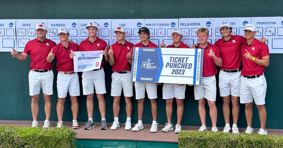 OU men’s golf advances to 12th straight NCAA Championship