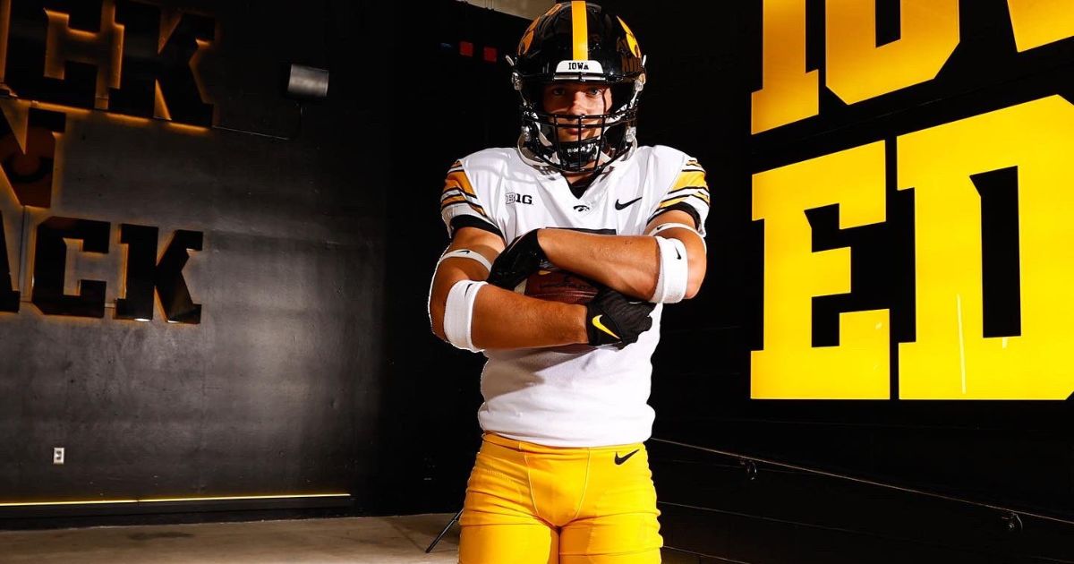 Ready to report: Zach Lutmer Iowa Hawkeyes