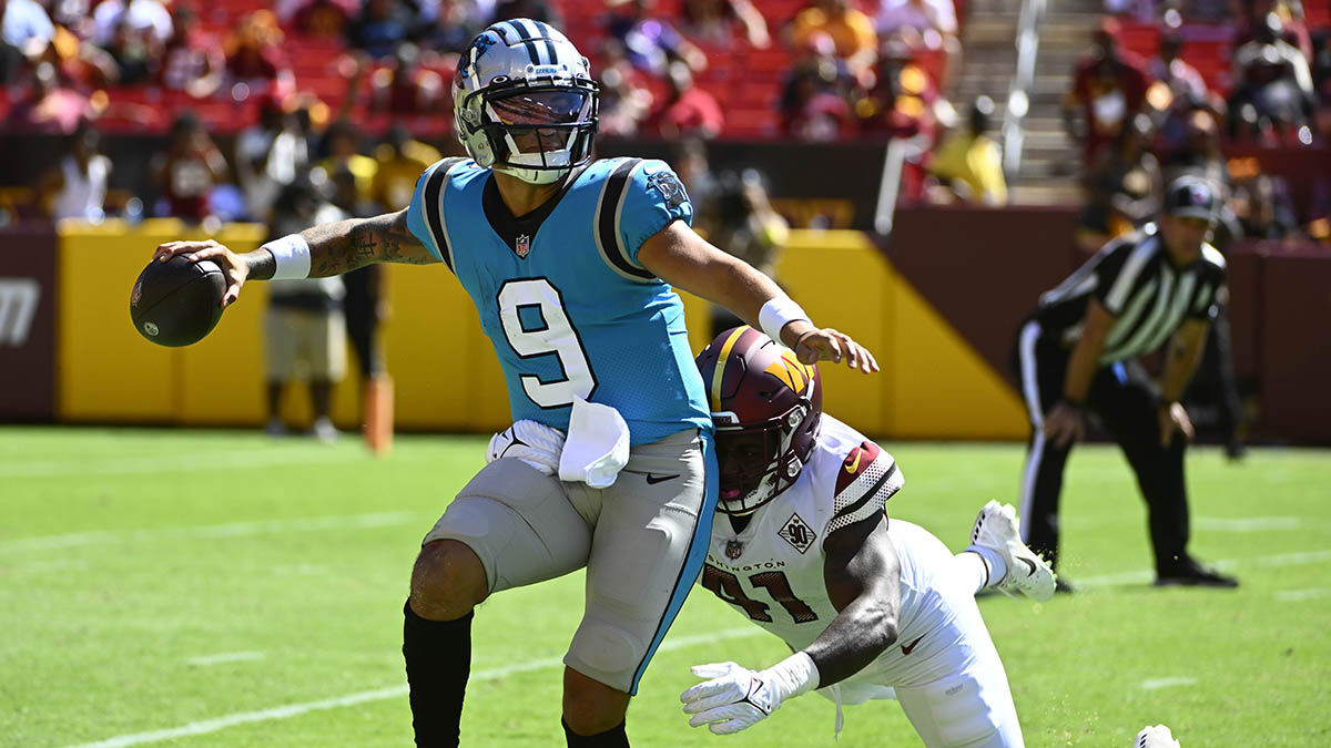 Panthers QB Matt Corral talks trades, injuries and that post