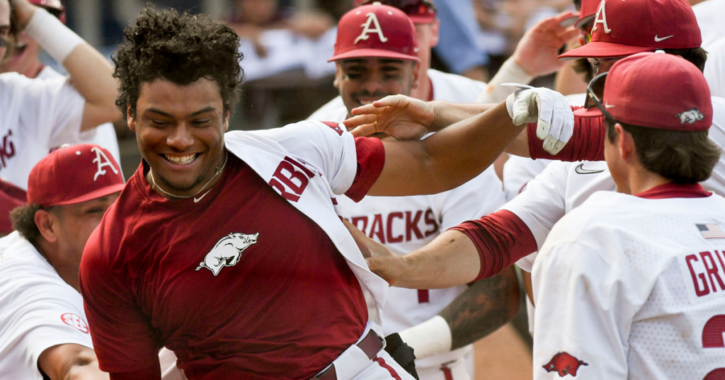 Kendall Diggs explained his mindset on a walk-off home run that gave Arkansas the win against Texas A&M