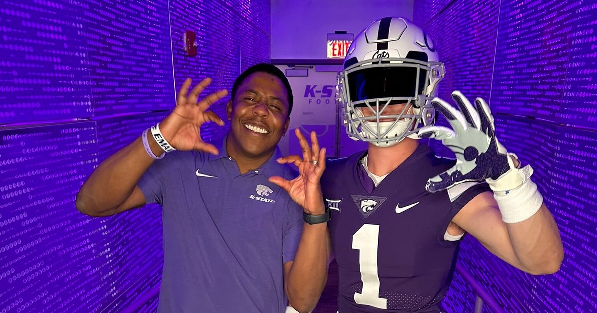 Kansas State entertains budding in-state 2025 WR Bryson Hayes