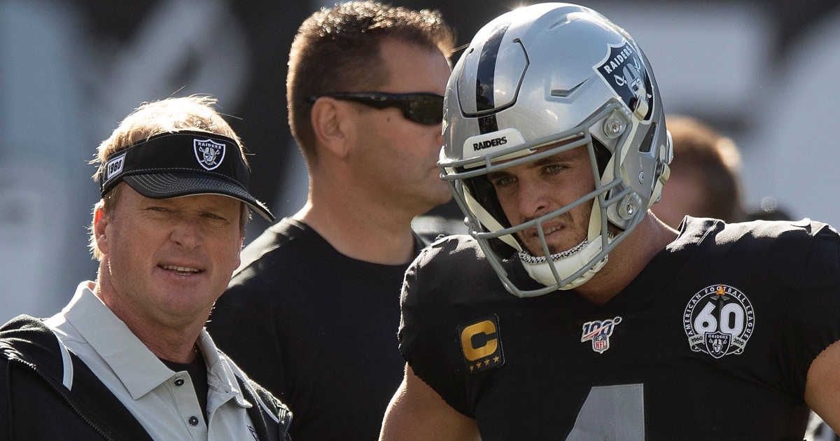 Saints bring in Jon Gruden to help Derek Carr learn new offense