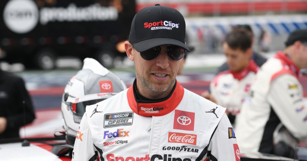 Denny Hamlin says Chase Elliott threw a ‘hissy fit’ after Hamlin forced him into the wall