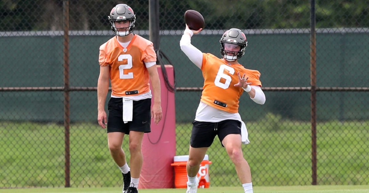 Baker Mayfield, Kyle Trask Buccaneers QB Competition Footage Leaves A ...