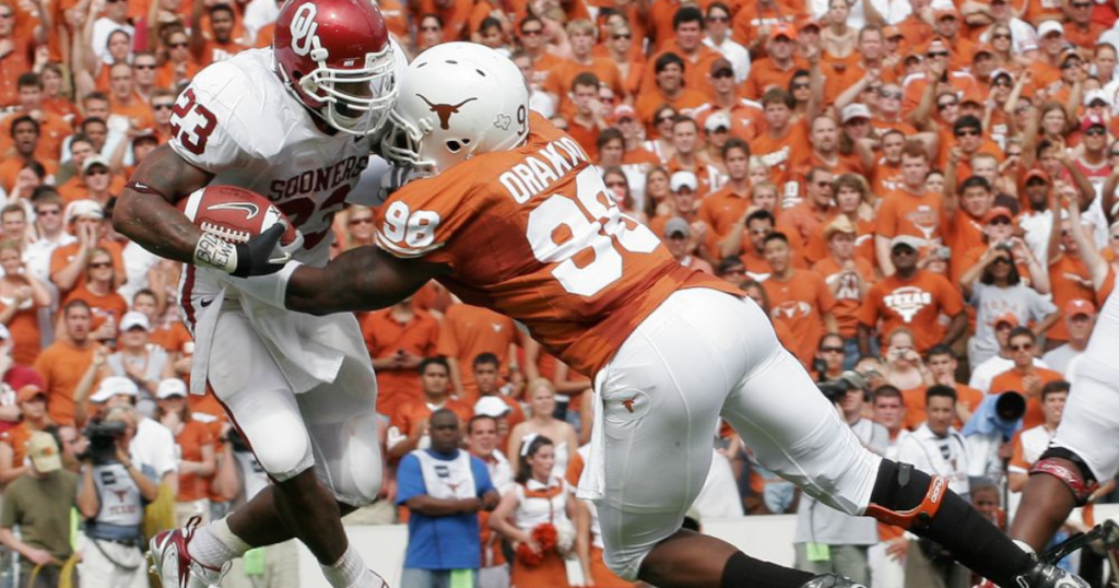 Texas Longhorns defensive end Brian Orakpo