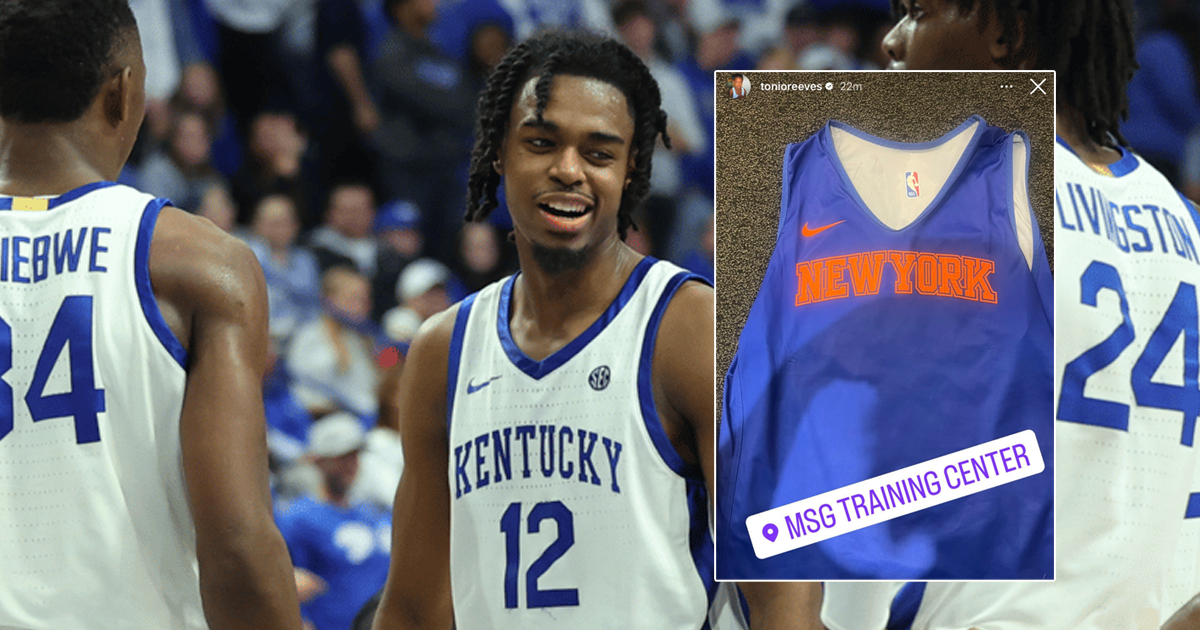 Reeves Basketball Jersey - Kentucky Branded