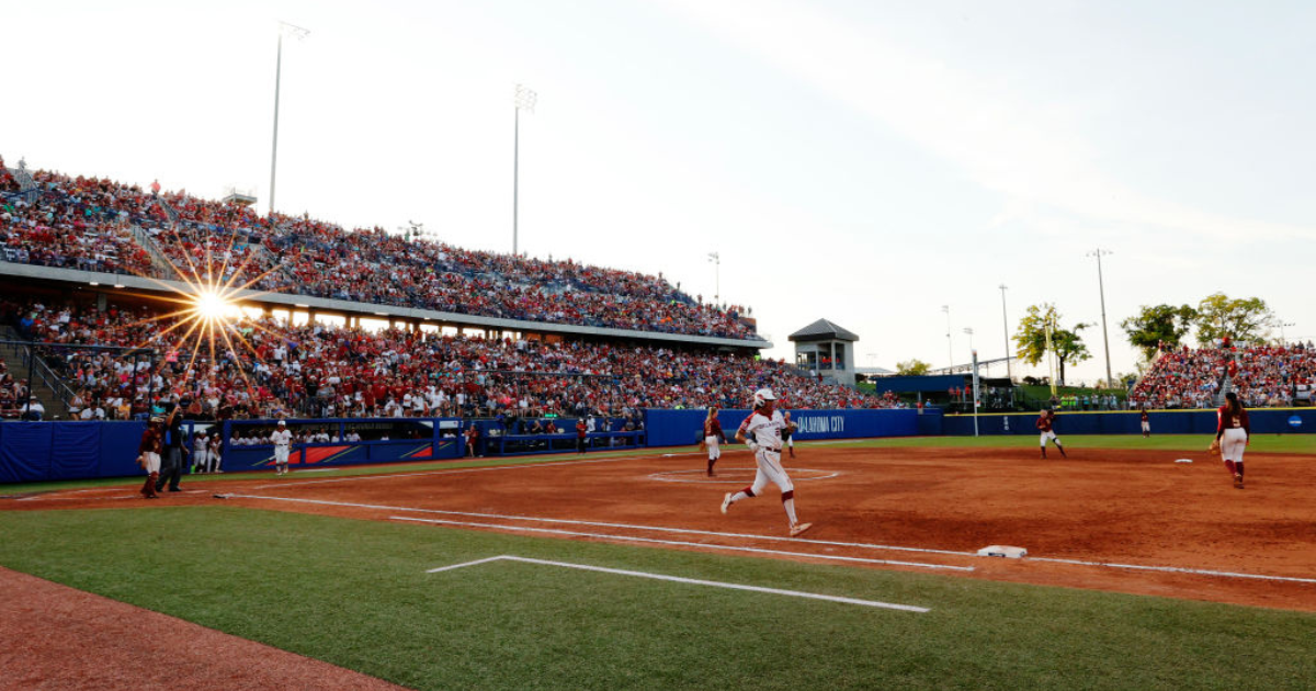 Second weather delay halts Game 1 of Women’s College World Series in first inning