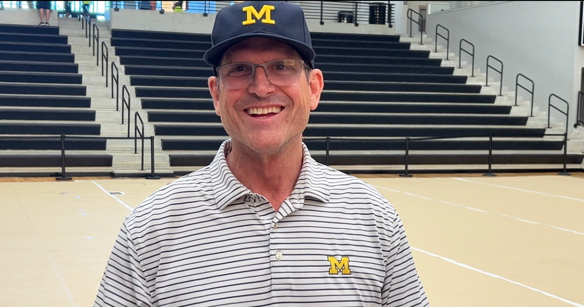 Michigan’s Jim Harbaugh: ‘Other people are not idling right now’