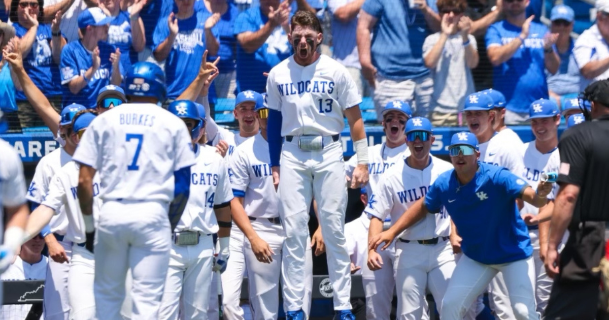 Kentucky Baseball Wins First NCAA Tournament Game in Six Years with 40