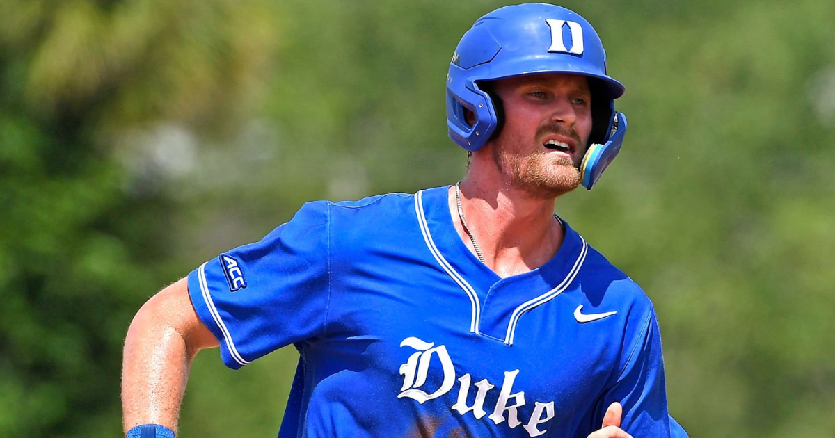 Duke slugger MJ Metz gets hats stacked on head following big game vs. UNC  Wilmington - On3