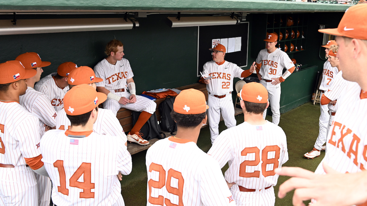 Texas’ David Pierce shares how Longhorns need to approach at-bats to breakthrough against Louisiana