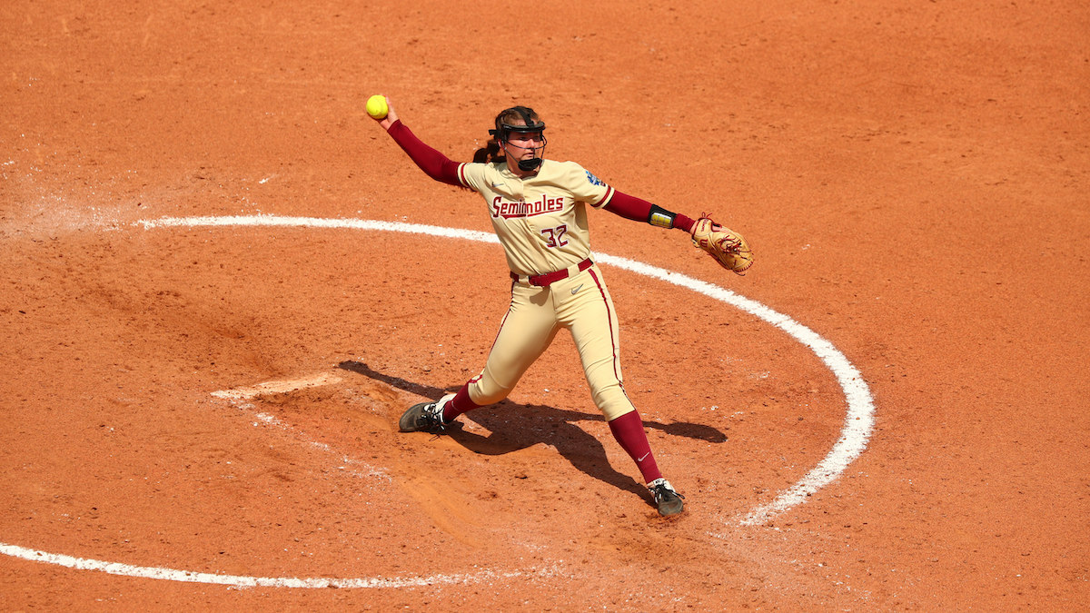 Florida State’s Lonni Alameda expresses confidence, pride in pitcher Kathryn Sandercock