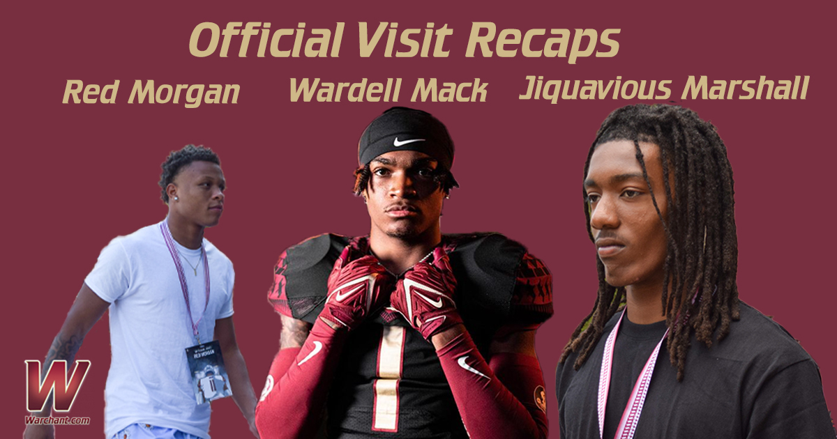 DB trio Marshall, Morgan, Mack discuss important Florida State official visits