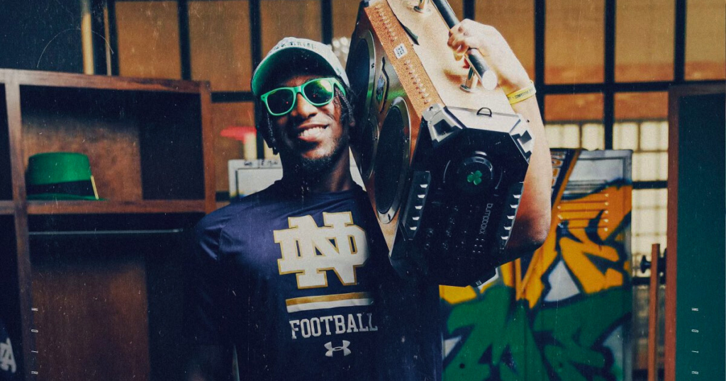 2024 four-star running back Kedren Young signed with Notre Dame.