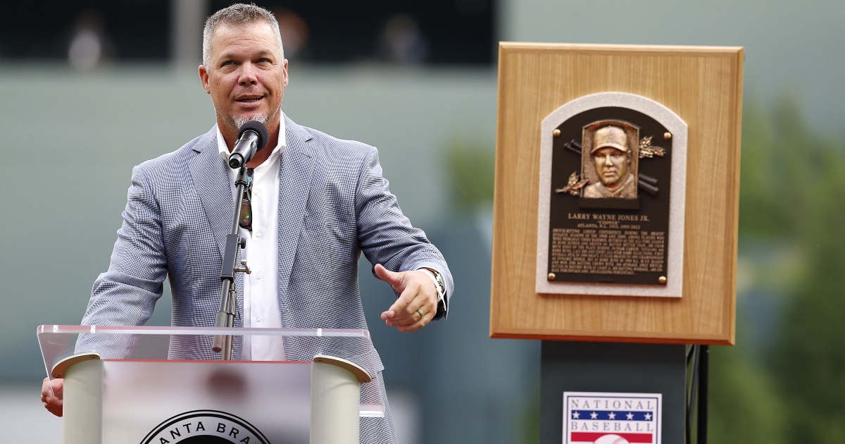 Rookie broadcaster Chipper Jones starts new career from home