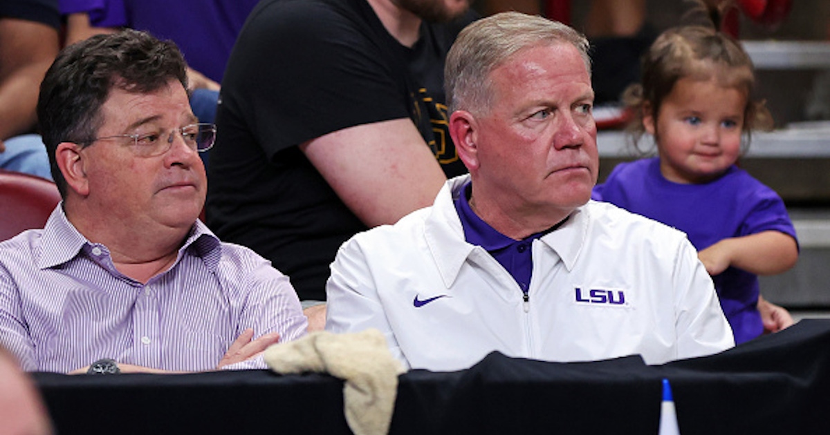 Brian Kelly acknowledges high bar set by Kim Mulkey, Jay Johnson at LSU