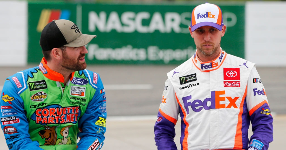 Denny Hamlin thinks Corey LaJoie deserves another shot after filling in for Chase Elliott