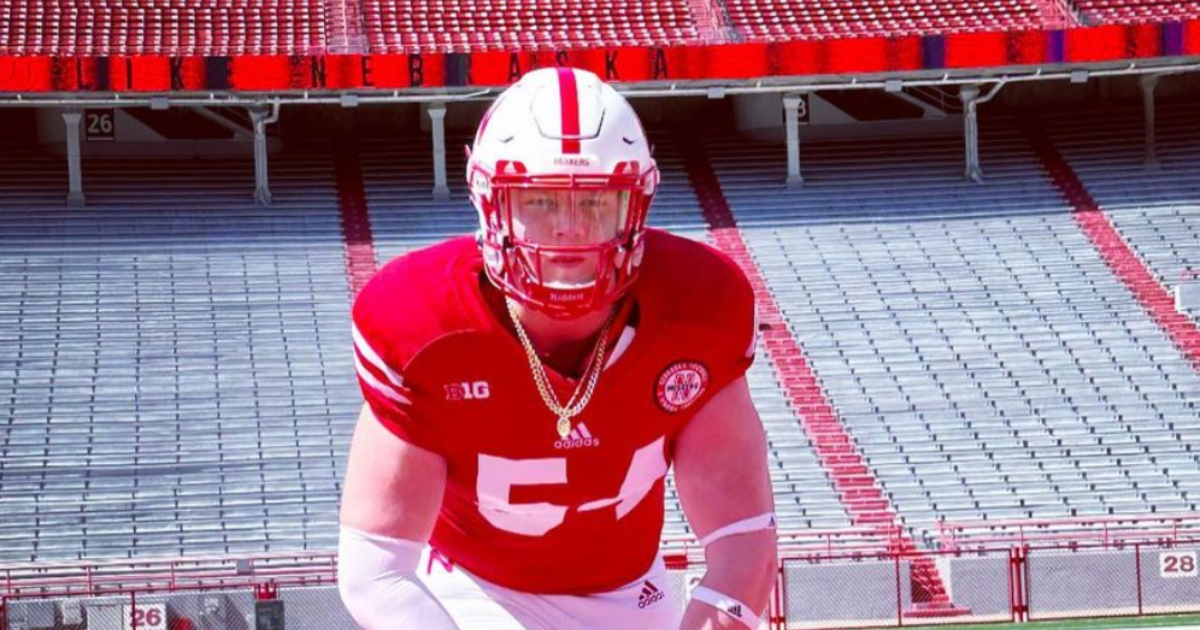 2025 OL/DL Tyson Terry commits to Nebraska on visit