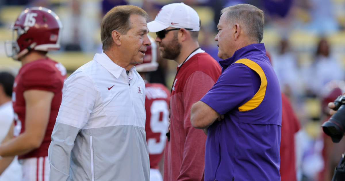 Brian Kelly Of LSU Shares Reaction To Nick Saban Retiring