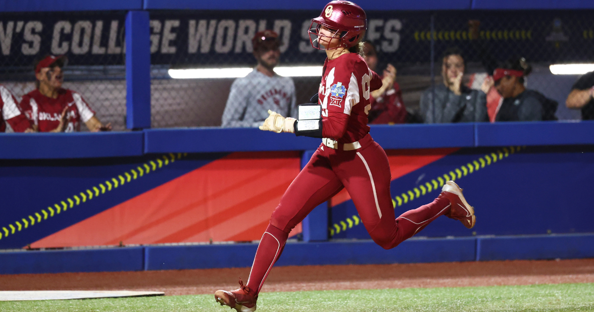 Oklahoma’s Jordy Bahl, Kinzie Hansen discuss Bahl’s clutch baserunning in Game 1 vs. FSU