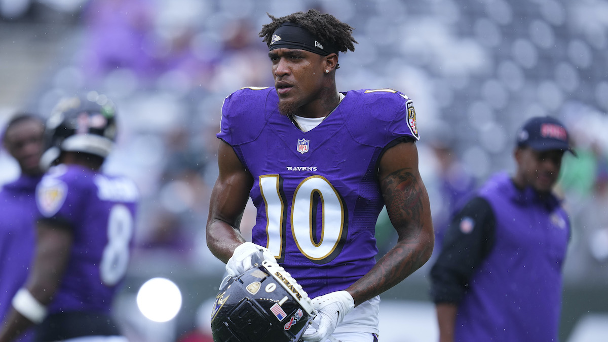 Baltimore Ravens wide receiver Demarcus Robinson catches a pass News  Photo - Getty Images