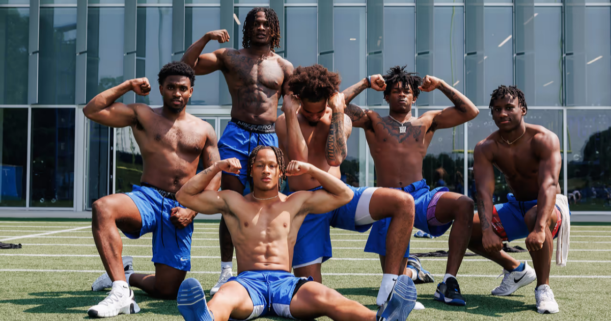 LOOK: New Kentucky Football Players Working Out on Campus