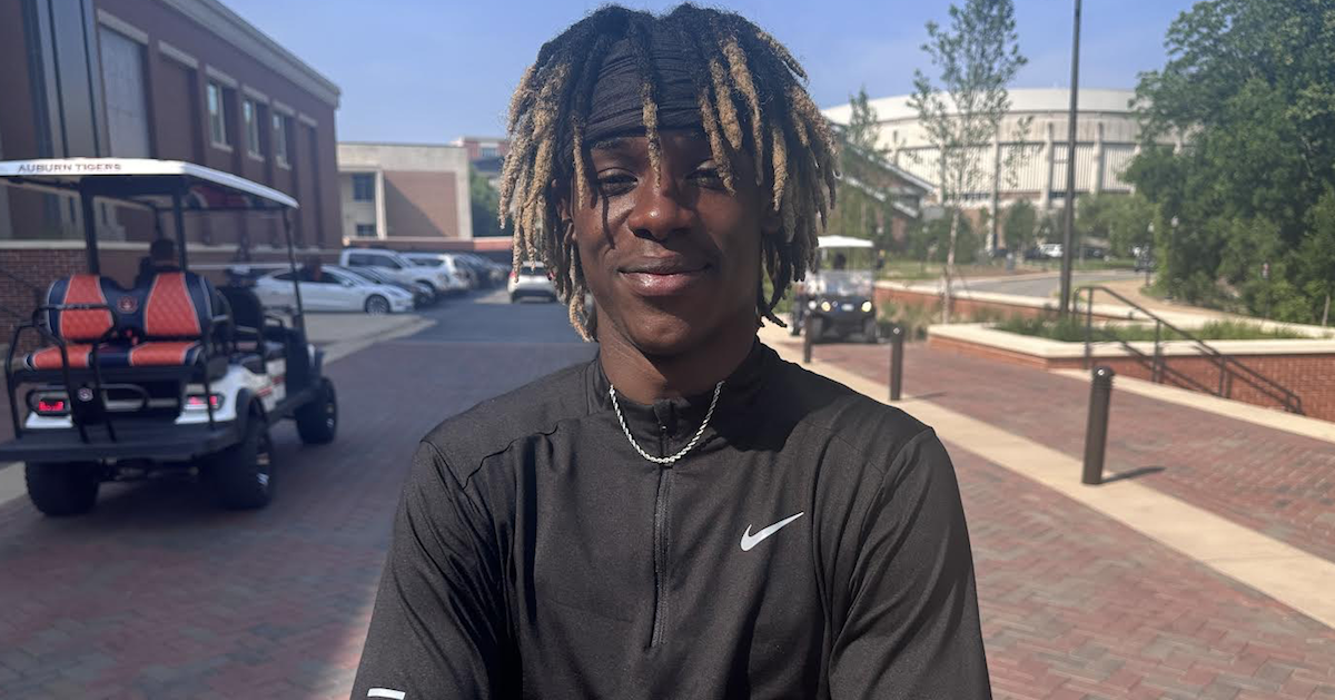 In-state WR Bryce Cain camps at Auburn, announcing commitment next week