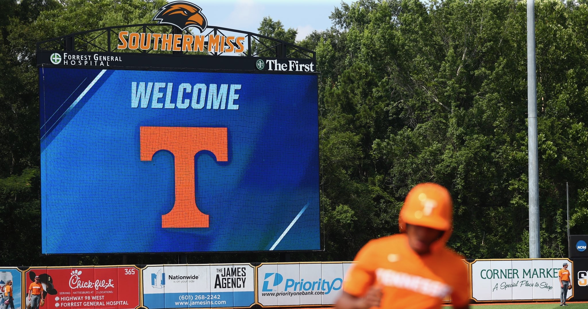 Tennessee will be the home team at Southern Miss Super Regional