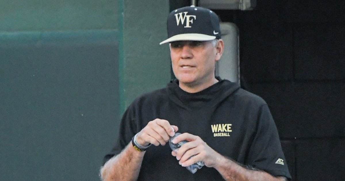 Wake Forest coach Tom Walter happy with pitching even after giving up early lead