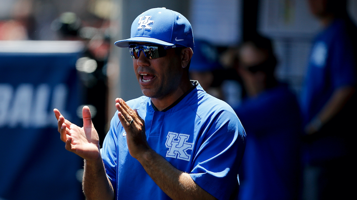 Kentucky’s Nick Mingione shares joke borne from delays to Baton Rouge Super Regional