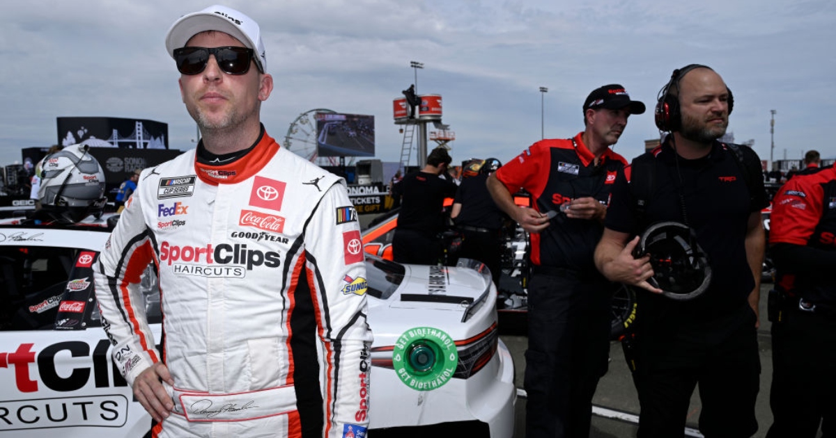 Denny Hamlin wins pole, is feeling optimistic ahead of Toyota Save Mart 350 at Sonoma