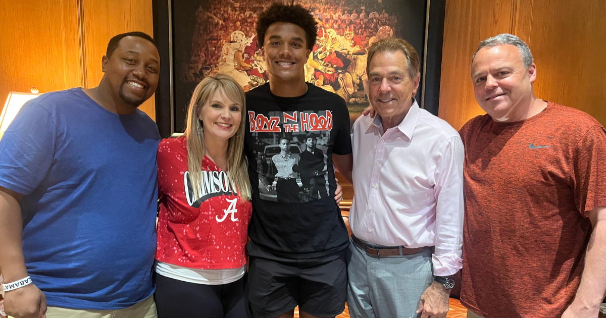 4-star WR Amari Jefferson was prioritized by Nick Saban on Alabama official visit