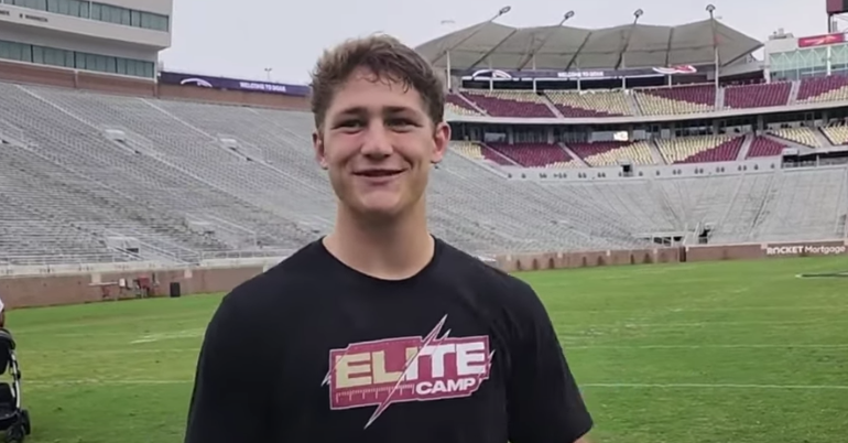 Four-star FSU QB commit Luke Kromenhoek works to build connection with future WRs