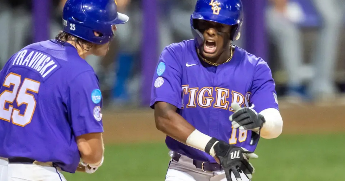 LSU defeats Tennessee 6-3 in first round of College World Series