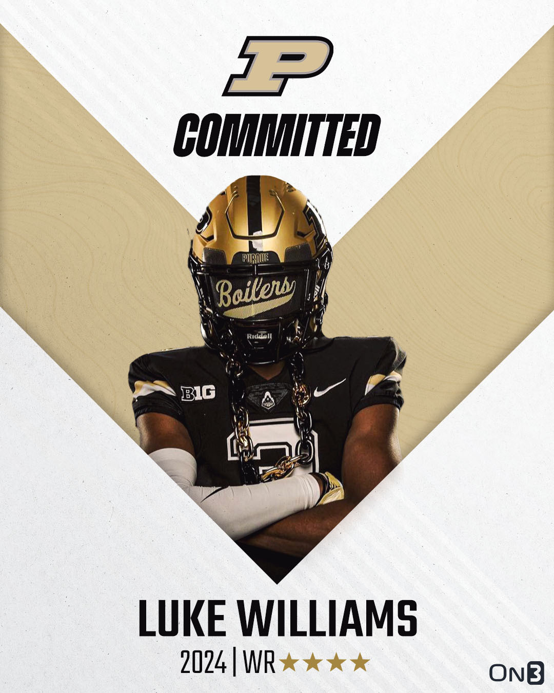 Purdue gets commitment from four-star Illinois S Luke Williams