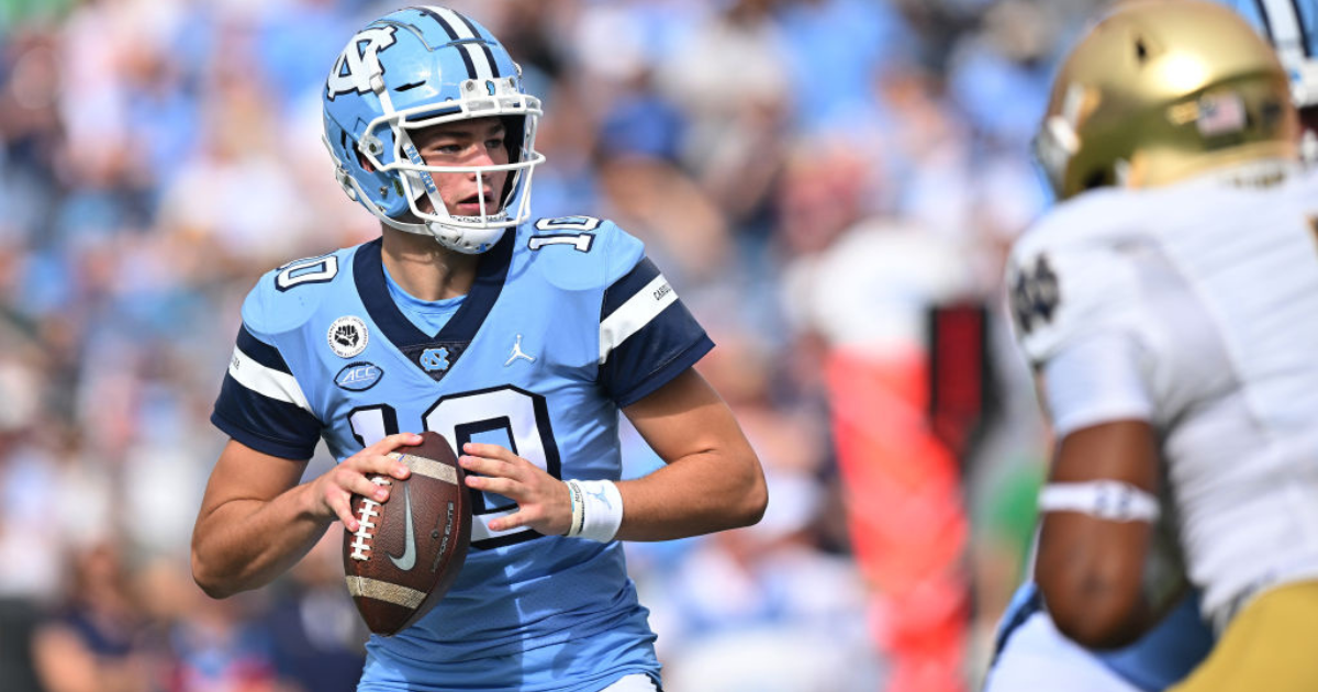 Drake Maye's NFL Draft evaluation complicated by North Carolina roster turnover
